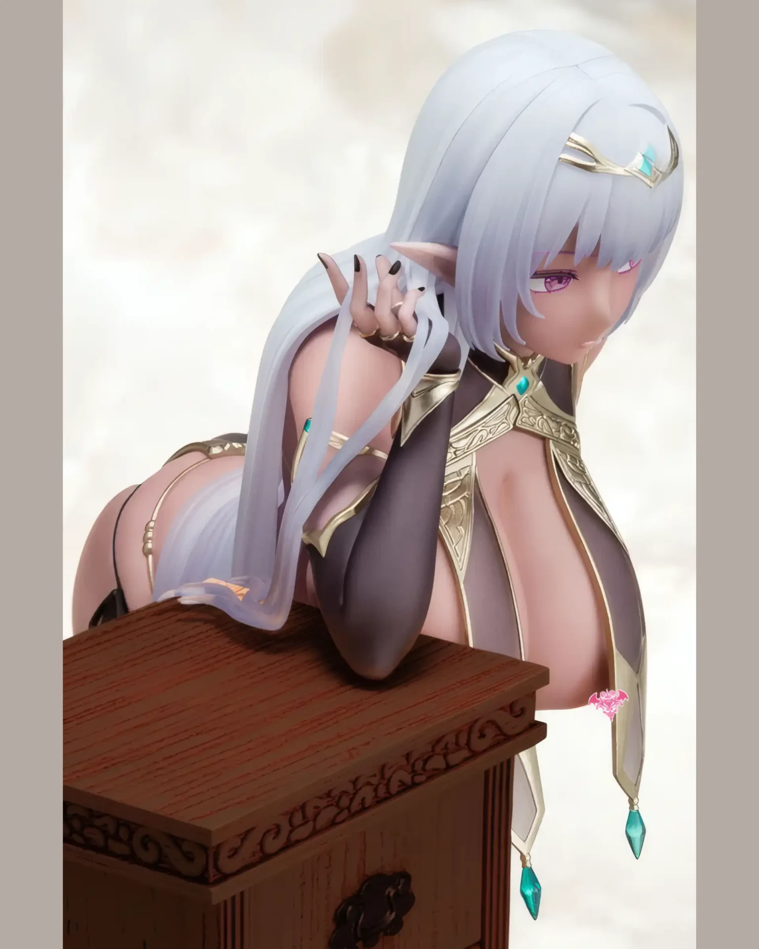 Dark Elf por Oekakizuki - BunnyChase