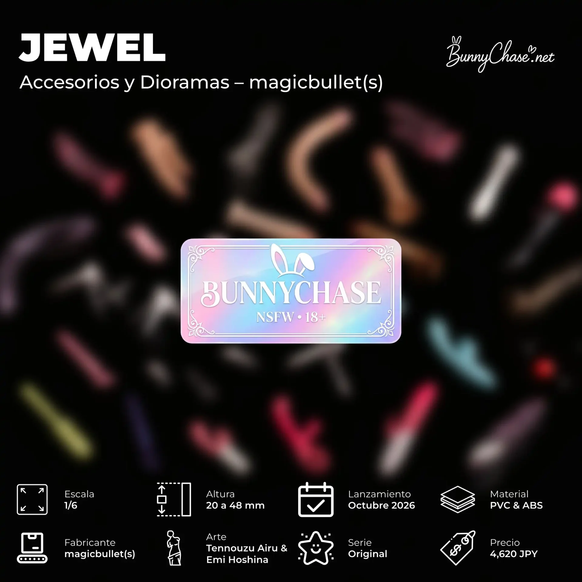 JEWEL: El set de accesorios 1/6 para figuras NSFW regresa a Native Store - BunnyChase