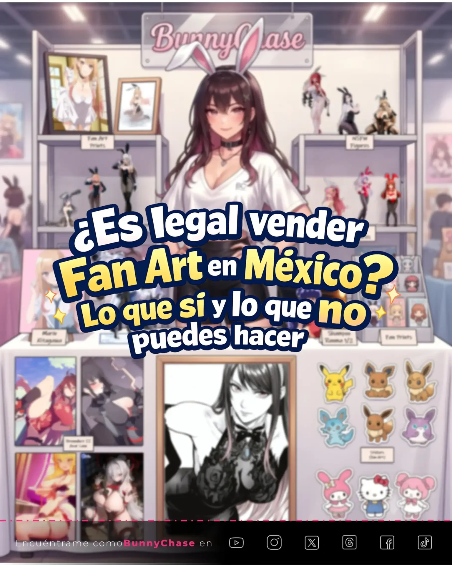 ¿Es legal vender Fan Art en México? Lo que sí y lo que no puedes hacer - BunnyChase
