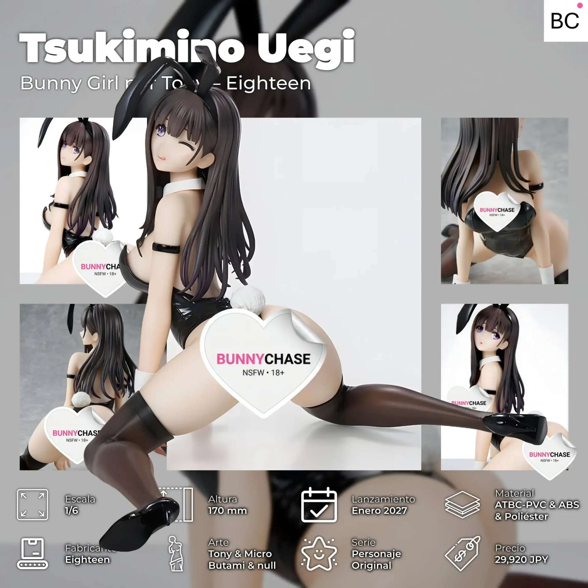🔞 🐰 👙 Tsukimino Uegi: Bunny Girl por Tony - BunnyChase