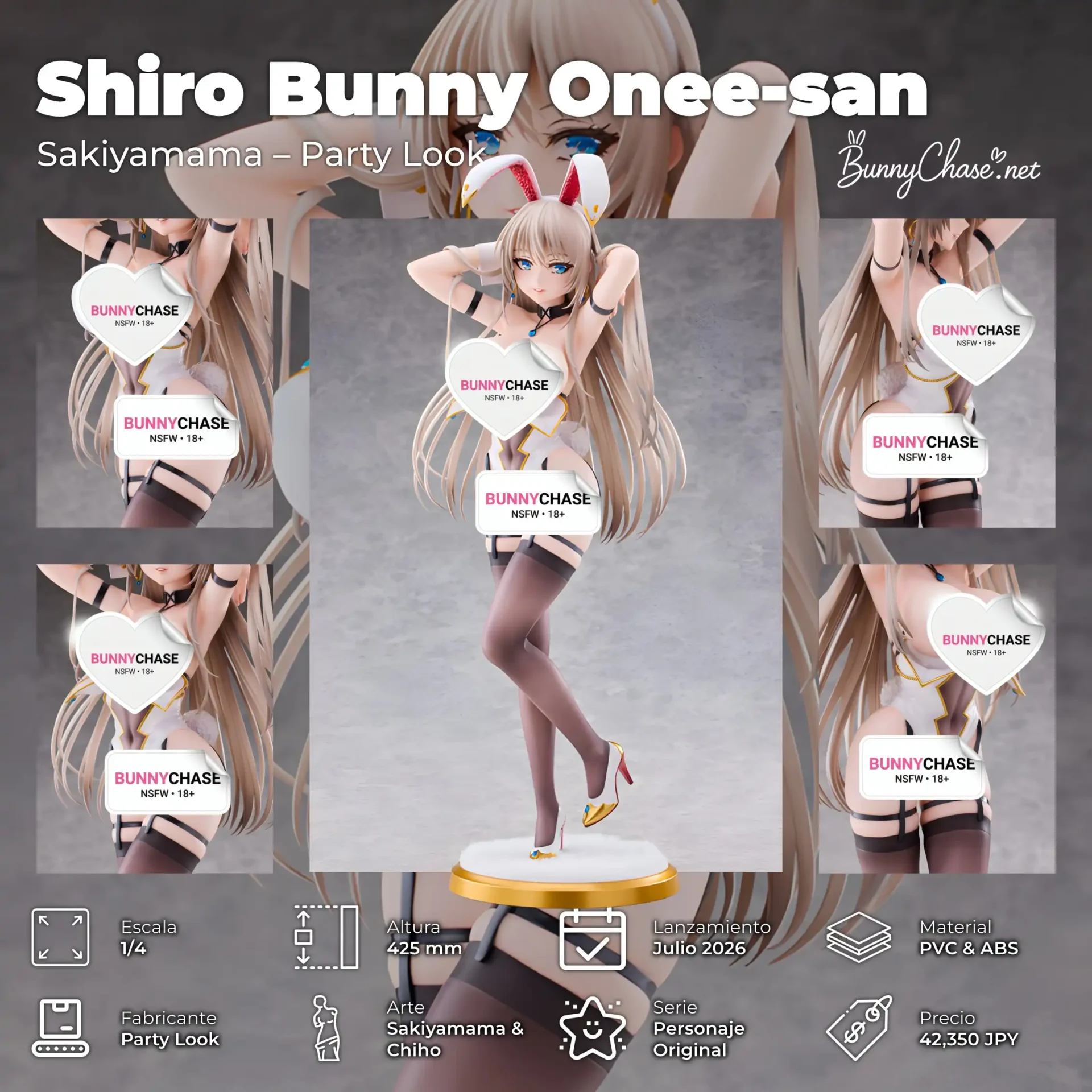 Shiro Bunny Onee-san por Sakiyamama - BunnyChase